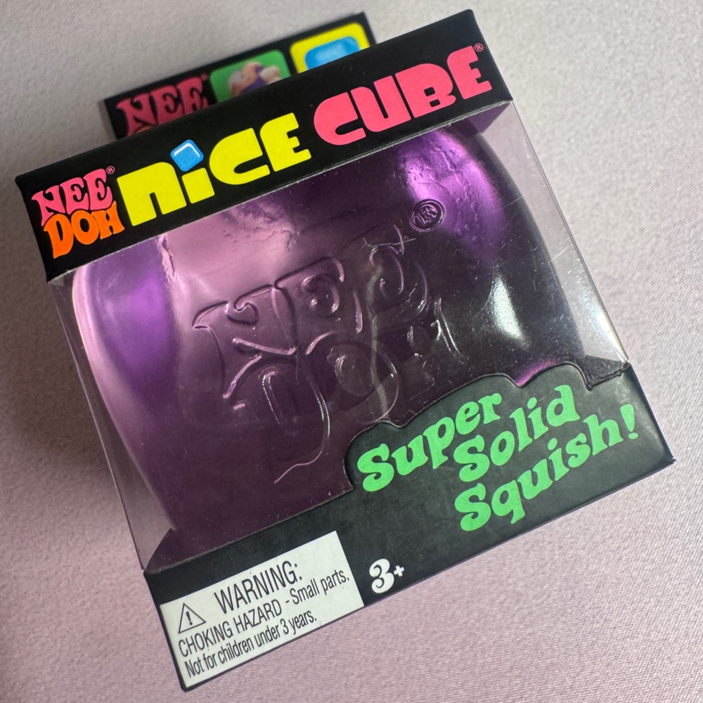 Needoh Nice Cube Pink Squishy
